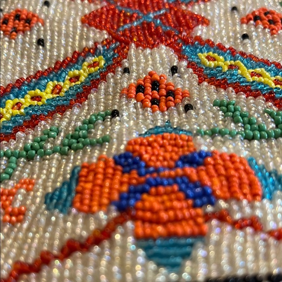 CHRISTIANA Beaded Purse Crossbody Vintage Retro Collectible Bag - Picture 13 of 16